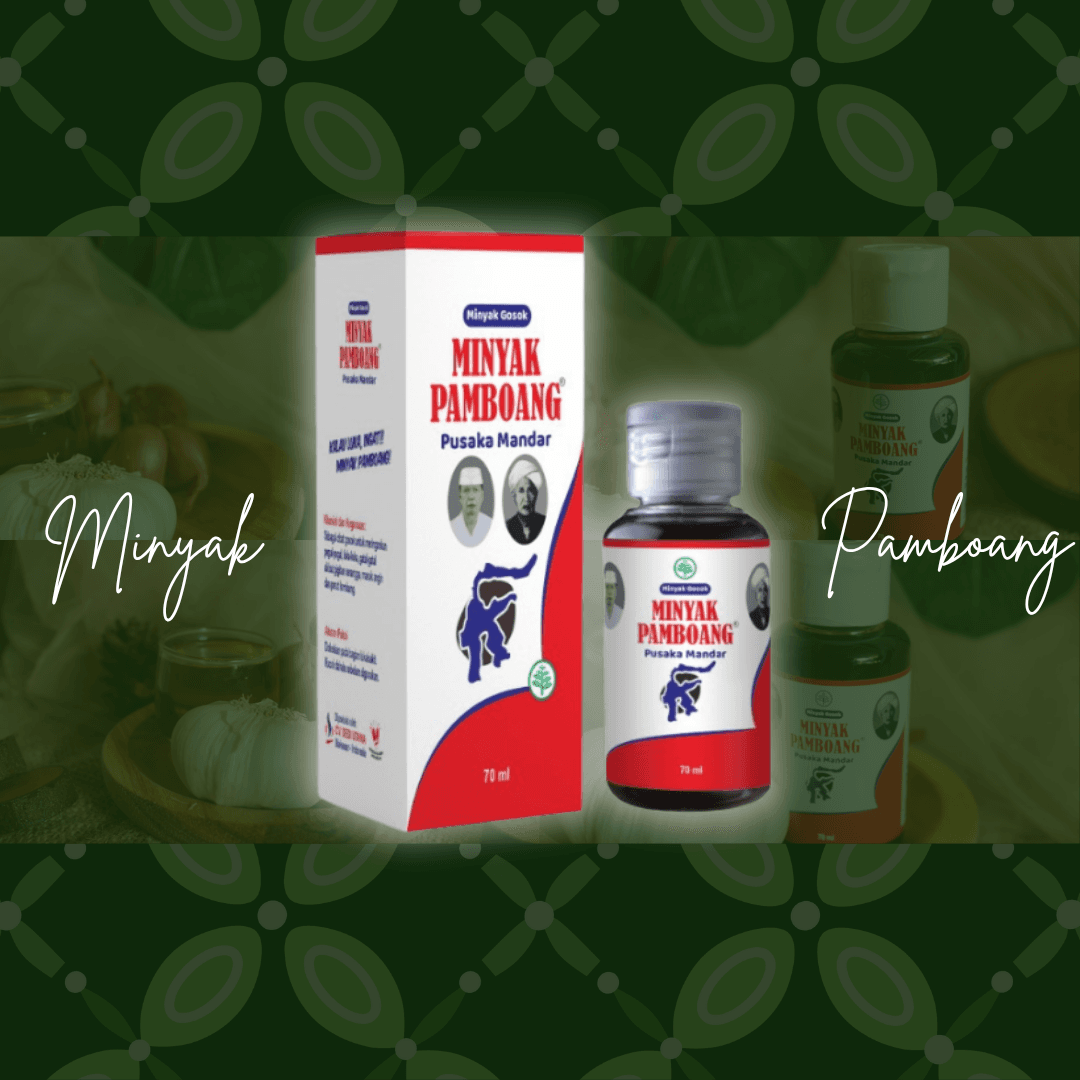 Botol Minyak Pamboang Pusaka ukuran 70 ml