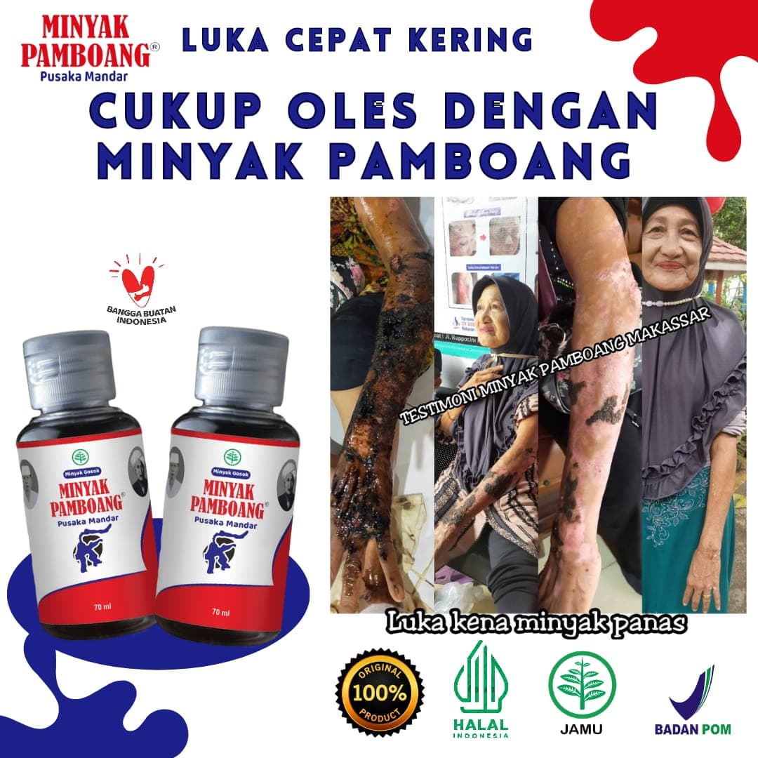 Dokumentasi testimoni pelanggan Minyak Pamboang Pusaka Mandar 4