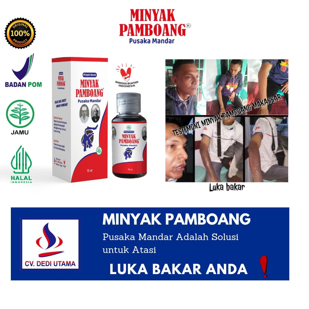 Dokumentasi testimoni pelanggan Minyak Pamboang Pusaka Mandar 7